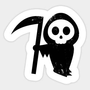 Cute Grim Reaper Sticker